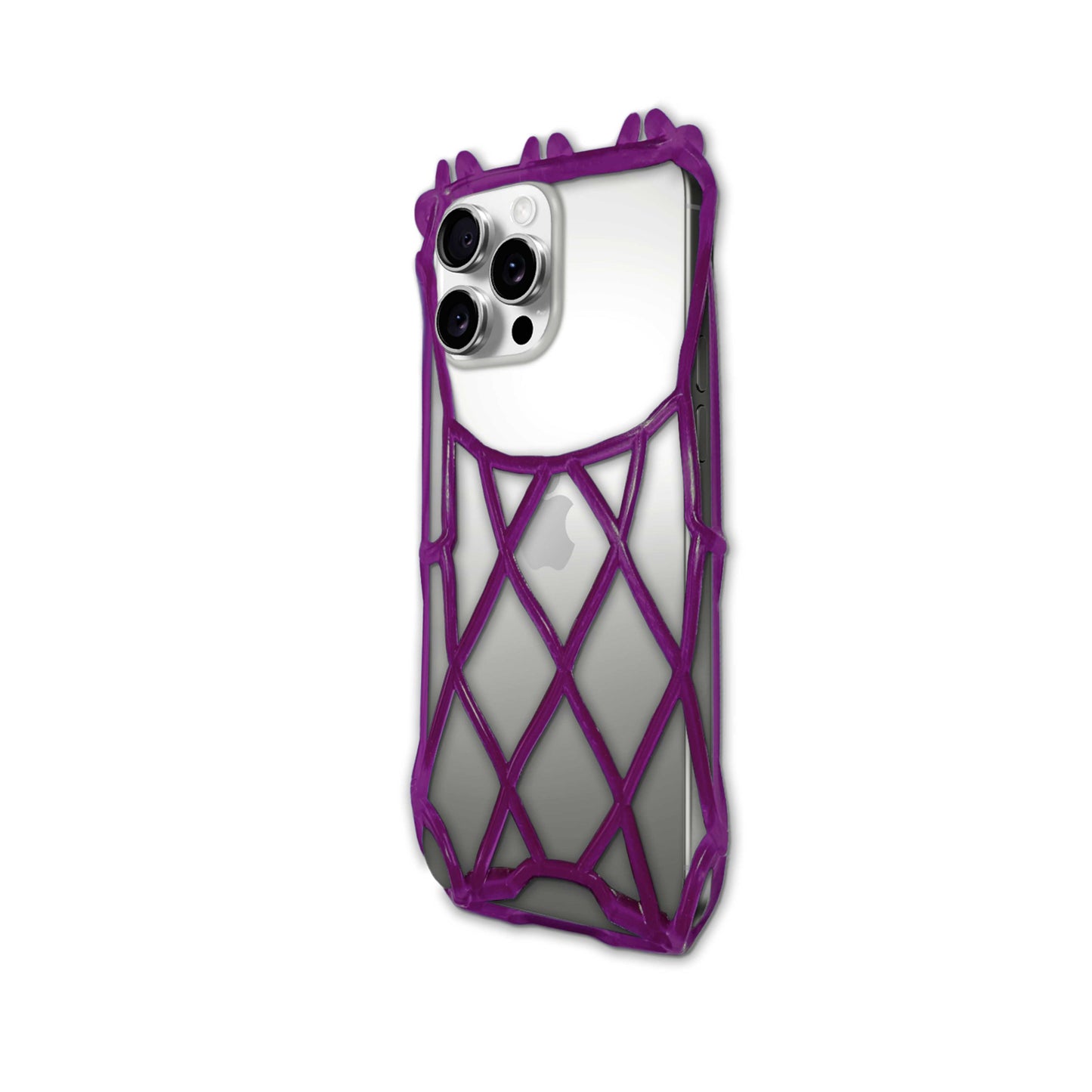 Flexēsoft silicone netting for your phone. Purple